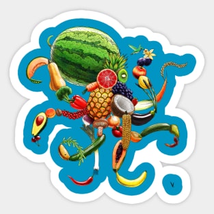 Arcimboldo Tutti Frutti Sticker